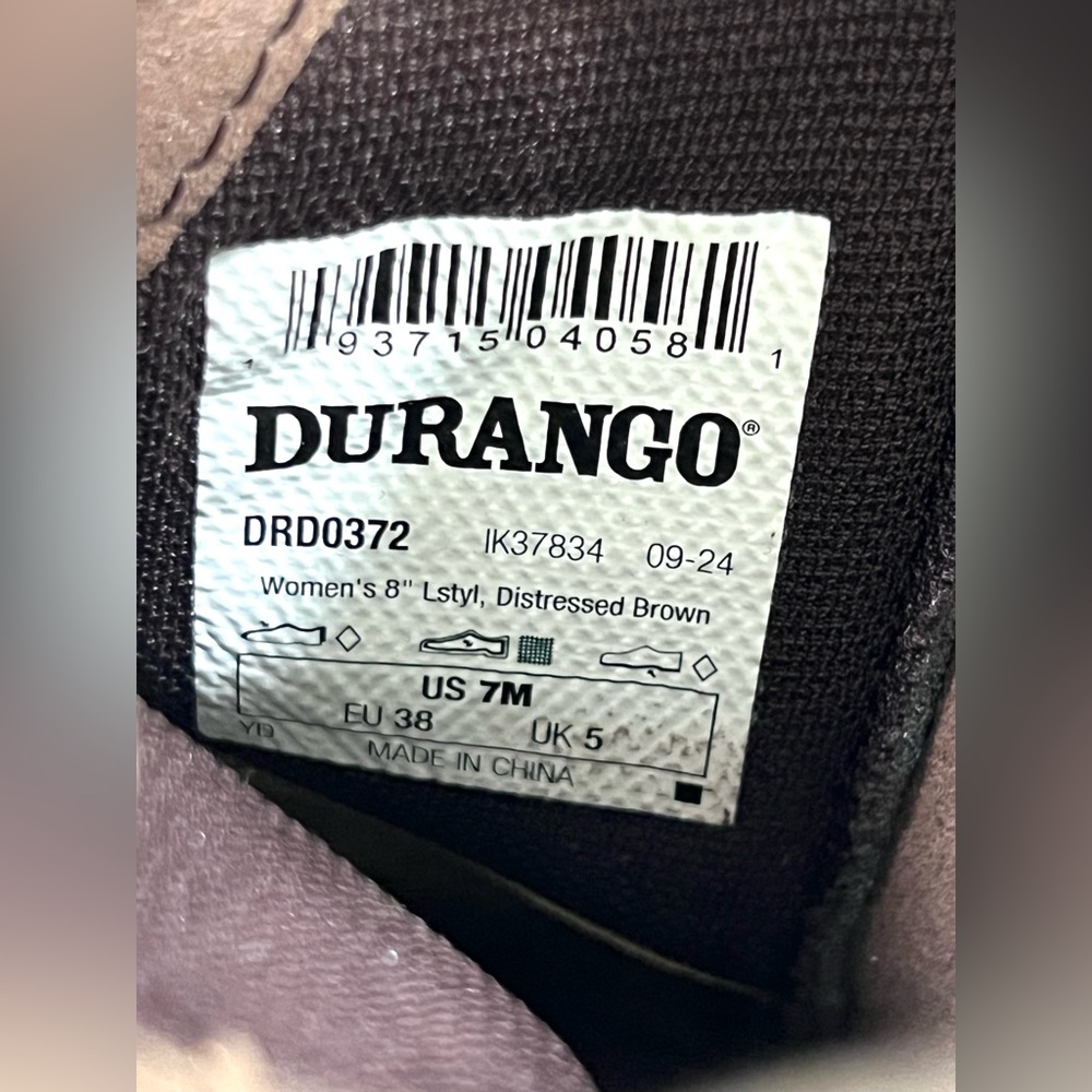 Durango Women's Western Cowboy Boots "NWT" - Picture 10 of 12